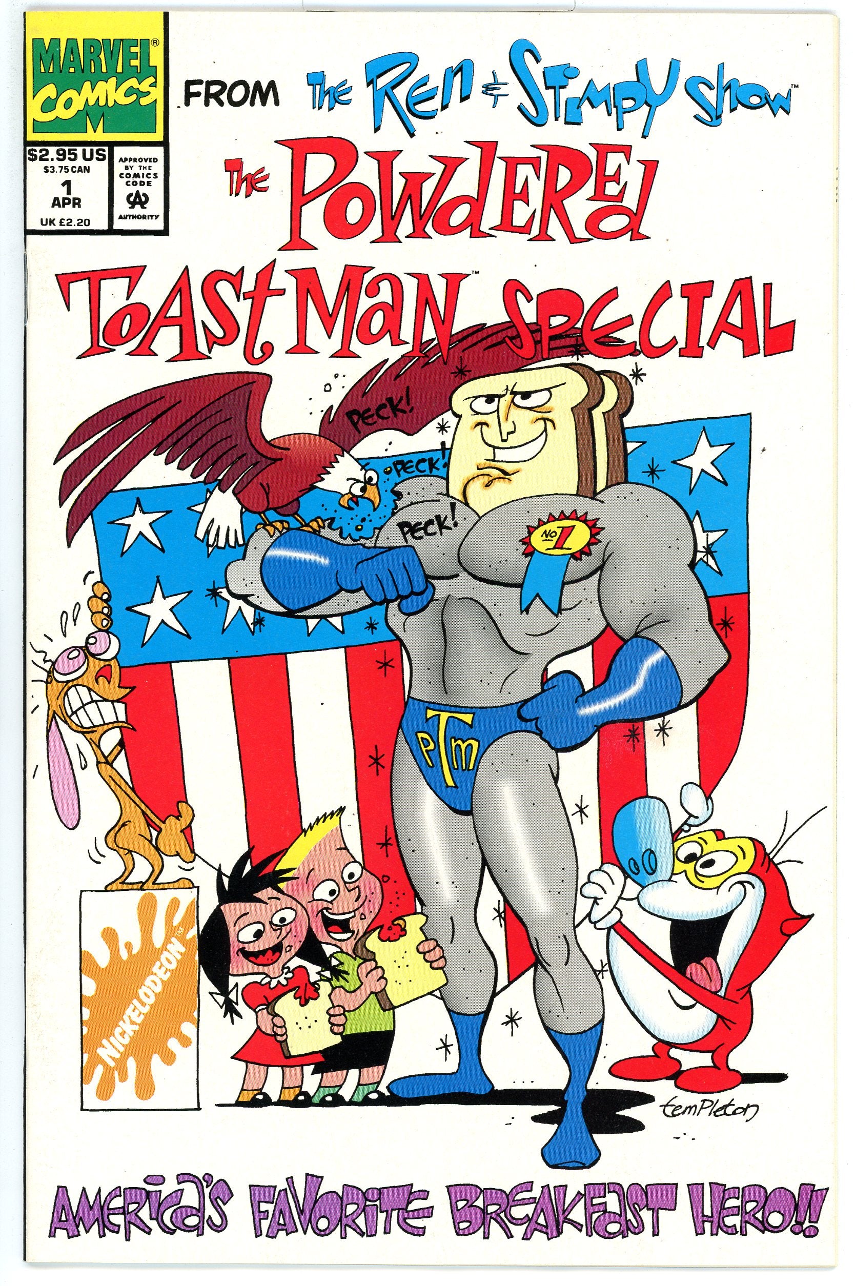 Ren and Stimpy Show Special Powdered Toast Man (1994) #1