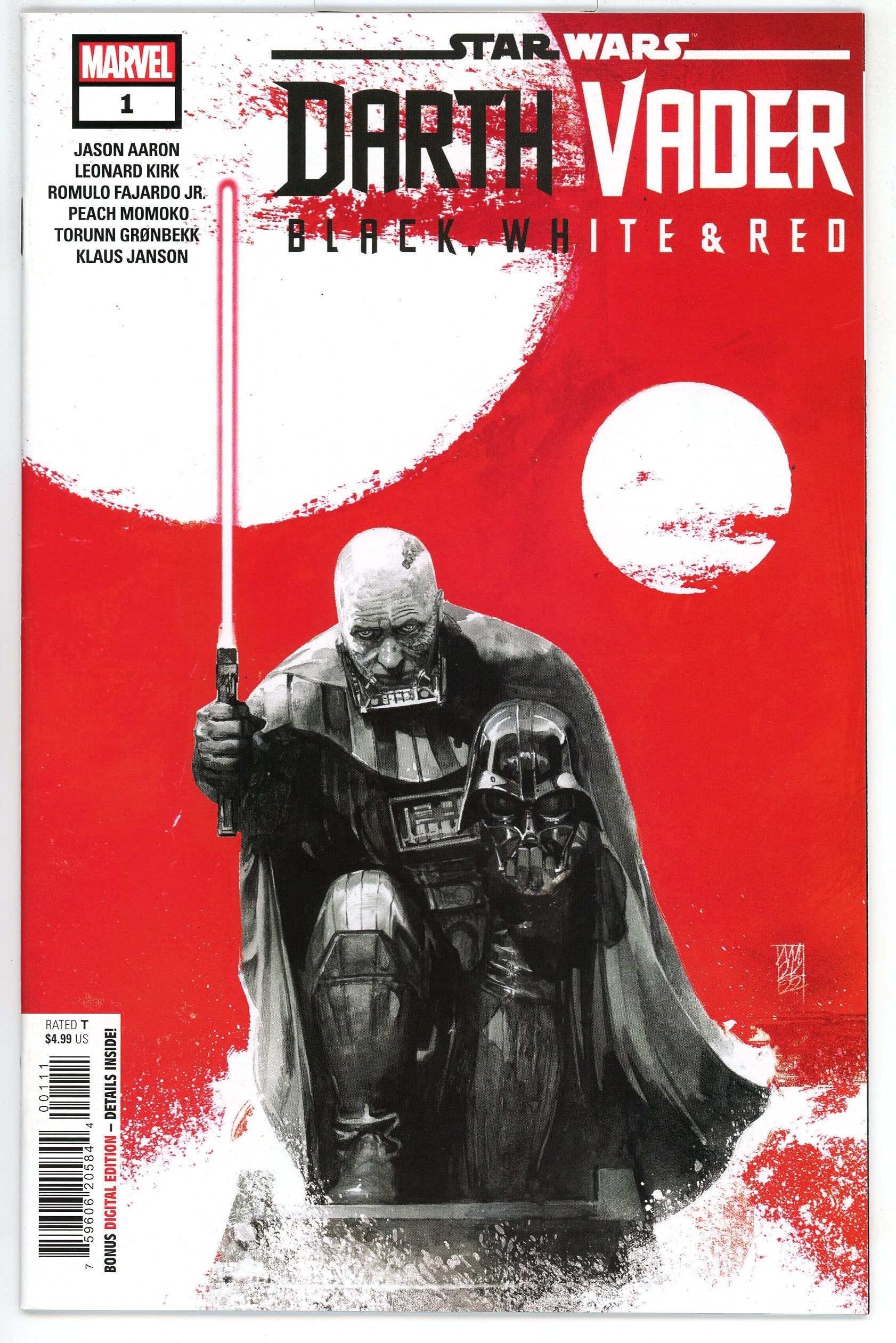 Star Wars Darth Vader Black White and Red (2023) #1