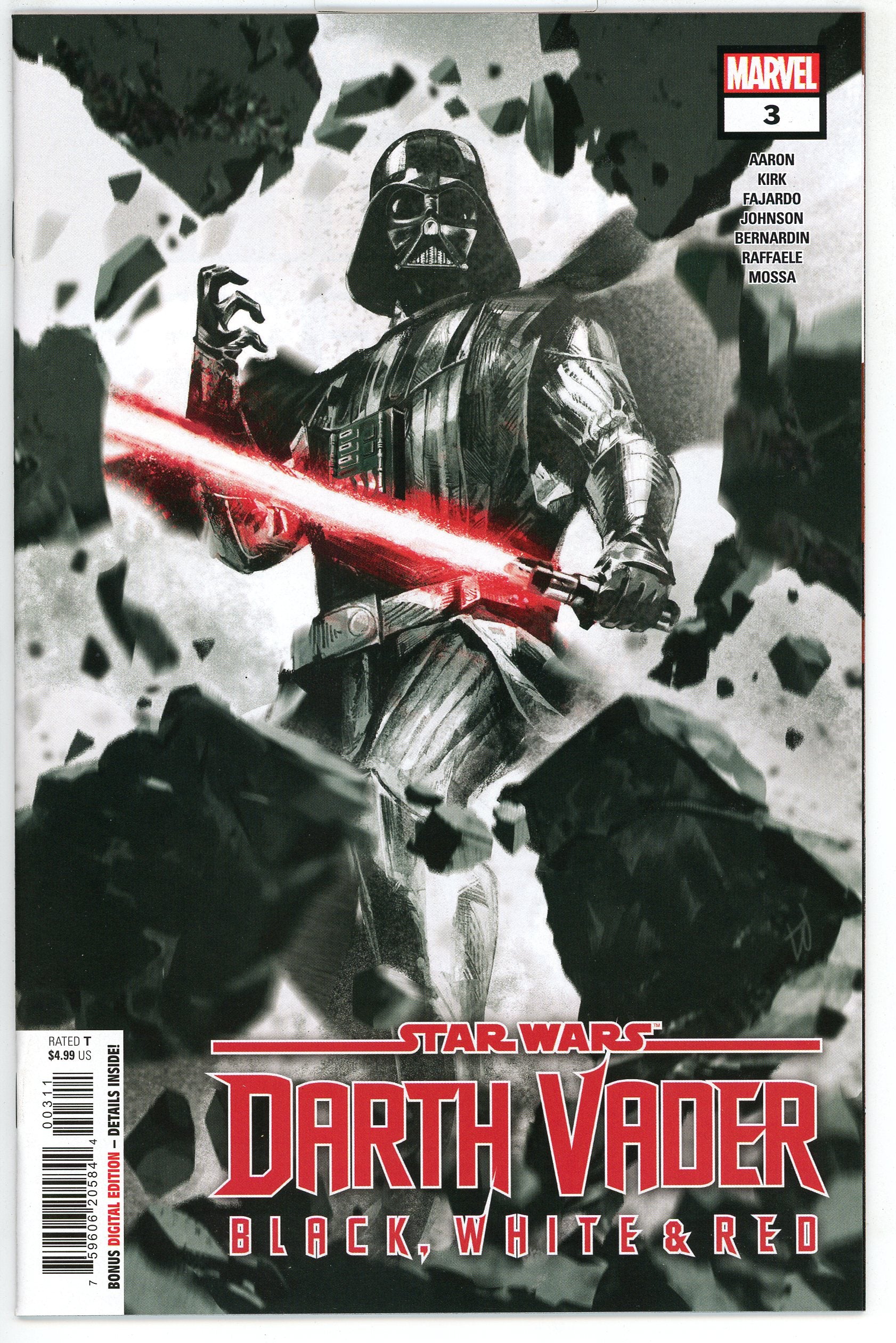 Star Wars Darth Vader Black White and Red (2023) #3