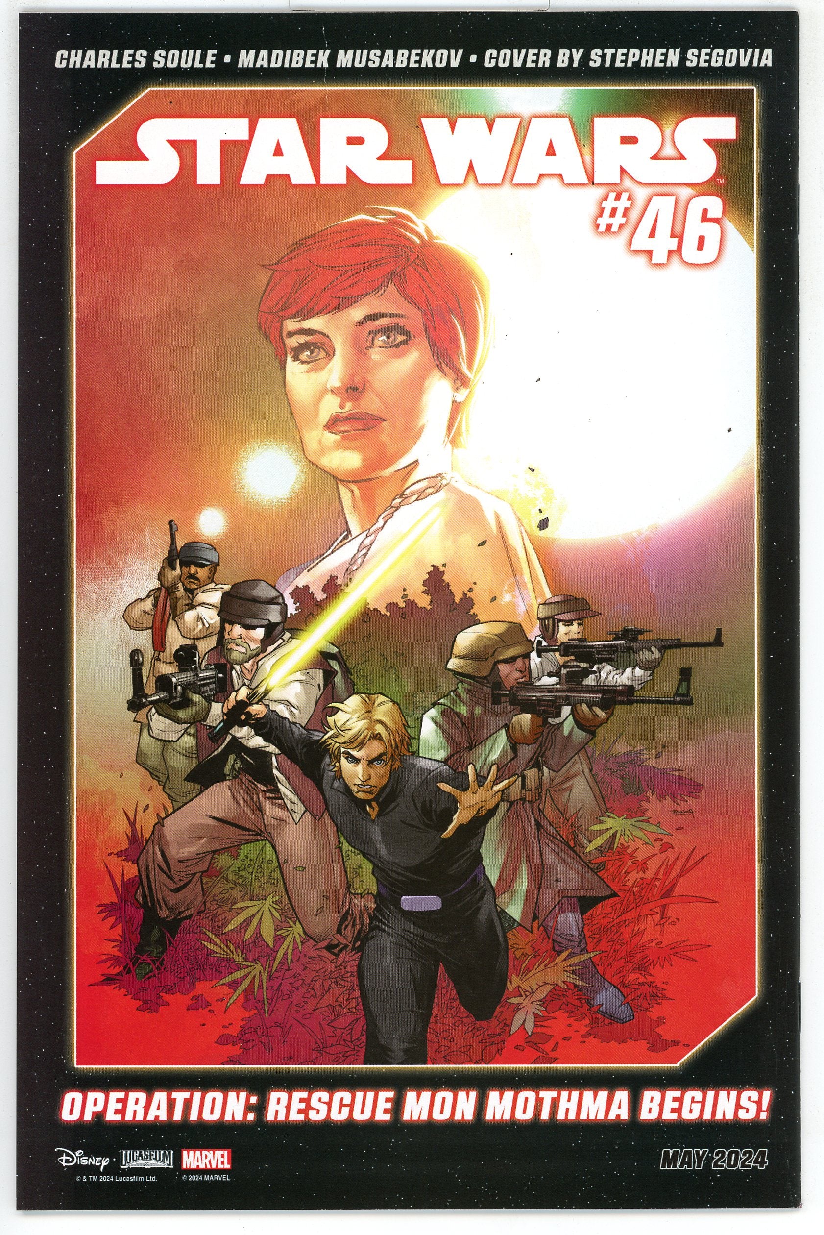 Star Wars Darth Maul Black White and Red (2024) #1