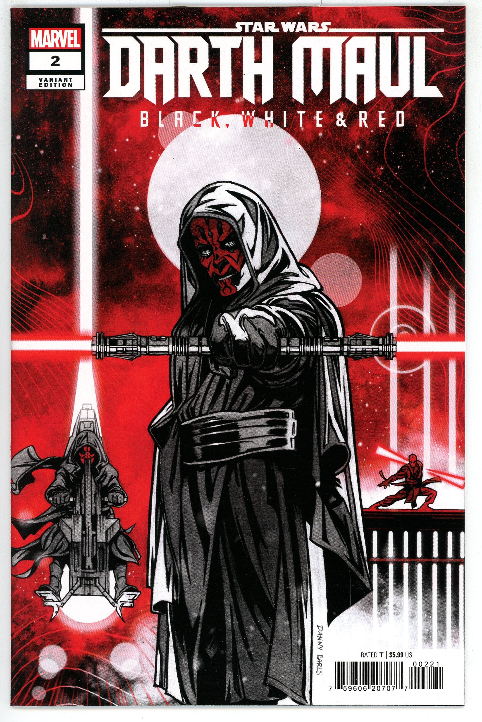 Star Wars Darth Maul Black White and Red (2024) #2