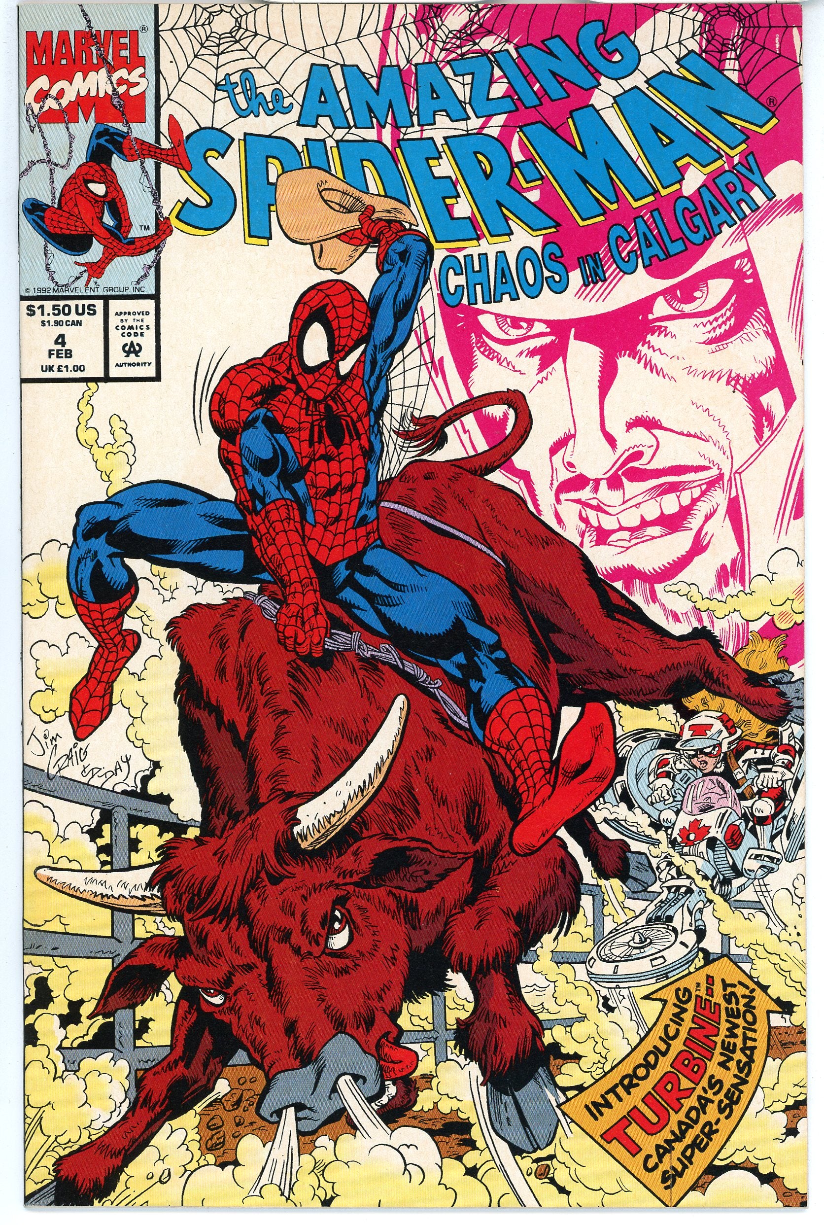 Amazing Spider-Man Chaos In Calgary (1992) Canadian Edition #4