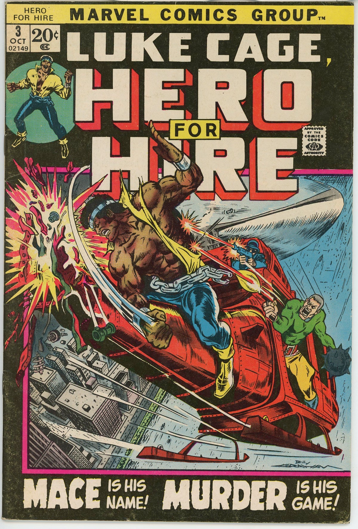 Power Man and Iron Fist (1972 Hero for Hire) #3