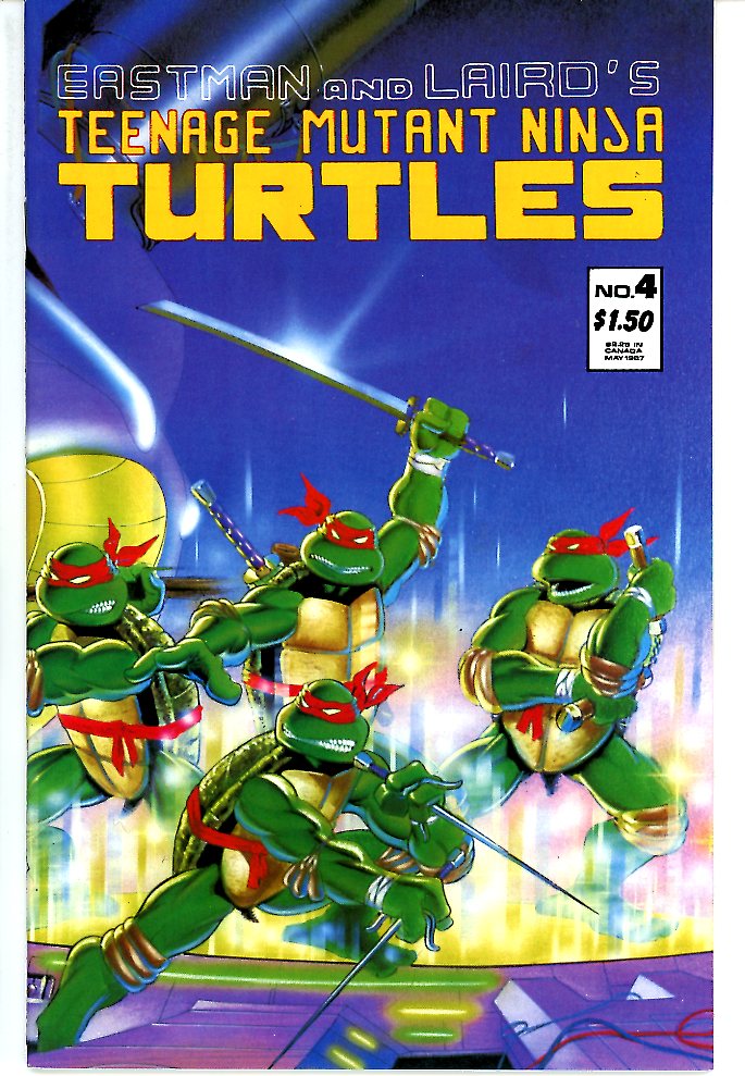 Teenage Mutant Ninja Turtles (1984) #4 Second Printing