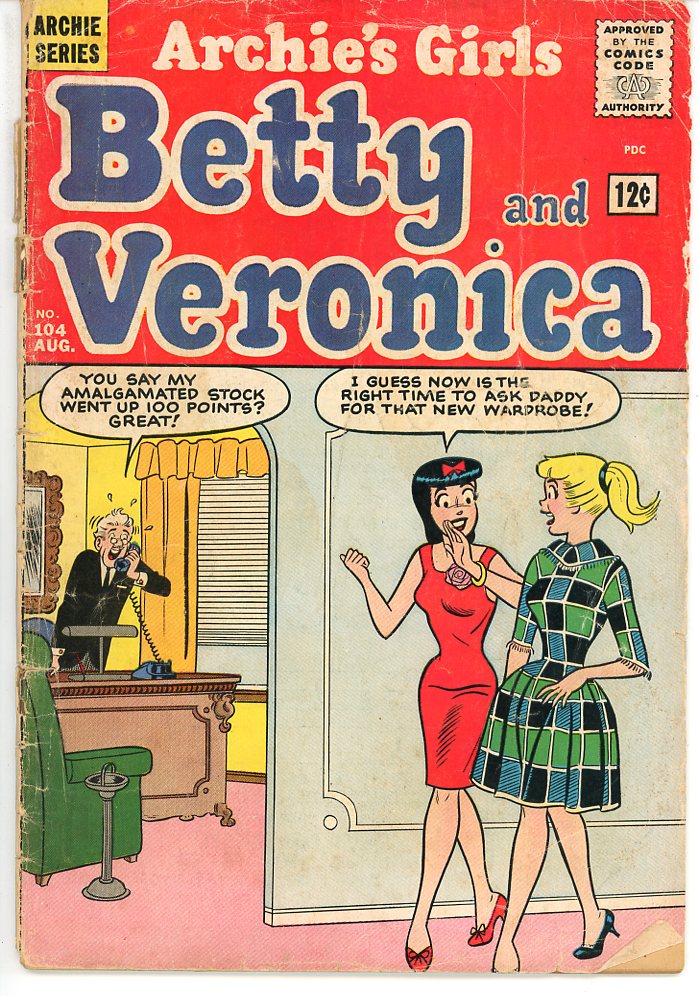 Archie's Girls Betty and Veronica (1951) #104
