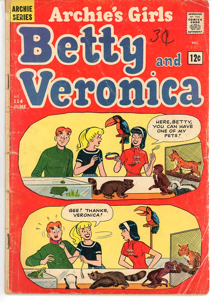 Archie's Girls Betty and Veronica (1951) #114