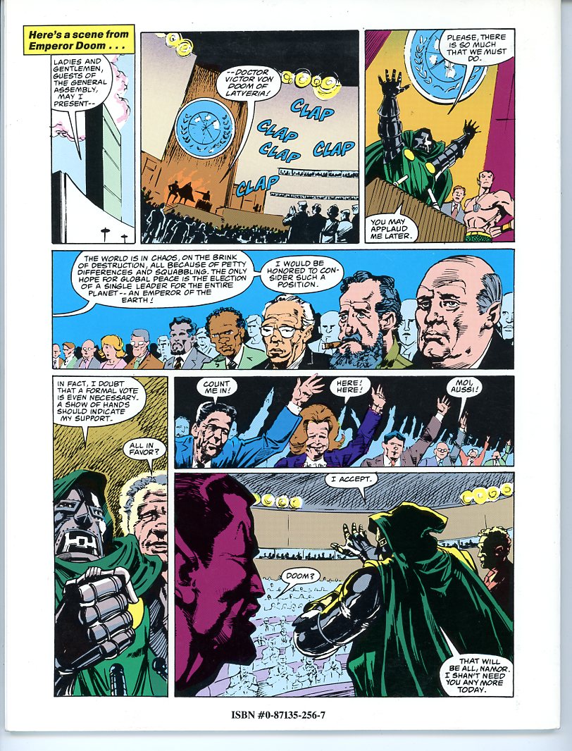 Avengers Emperor Doom (1987 Marvel Graphic Novel) #1