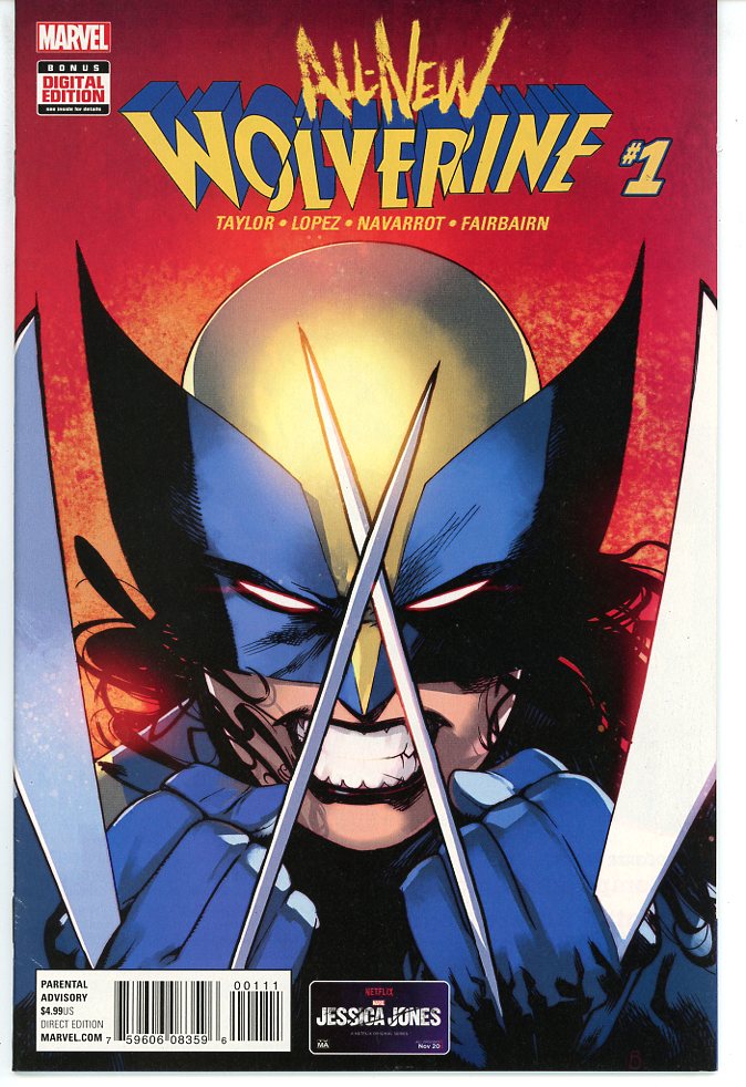All New Wolverine (2016) #1