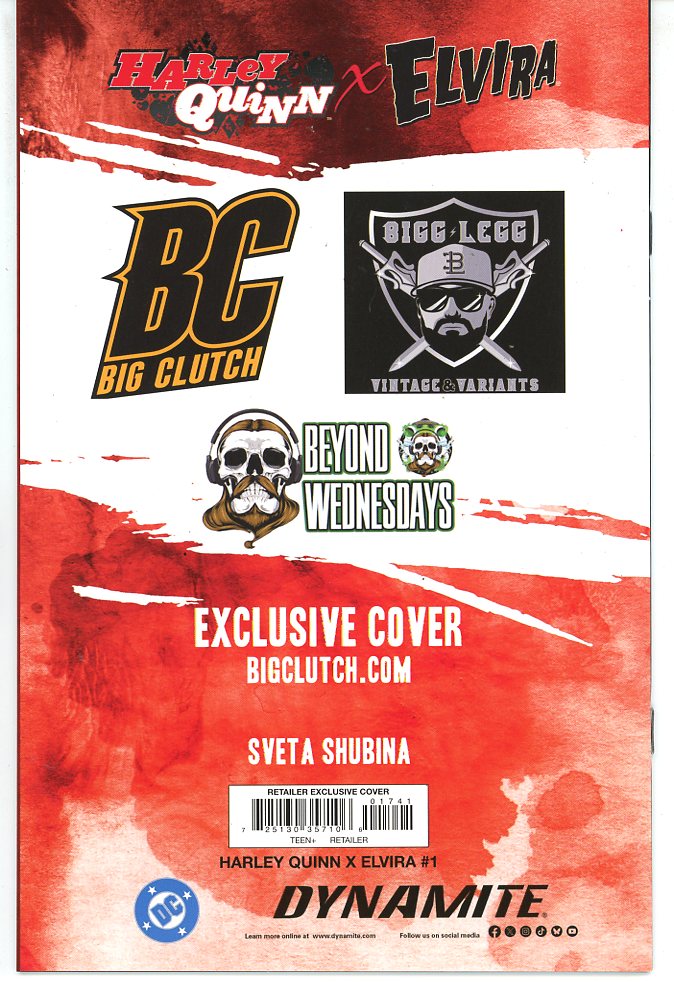 Harley Quinn x Elvira (2025) #1 Exclusive variant