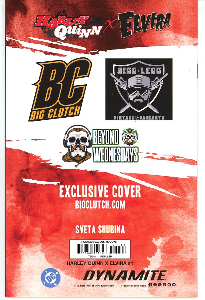 Harley Quinn x Elvira (2025) #1 Exclusive variant