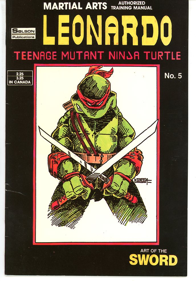 Teenage Mutant Ninja Turtles Authorized Training Manual (1986) #5