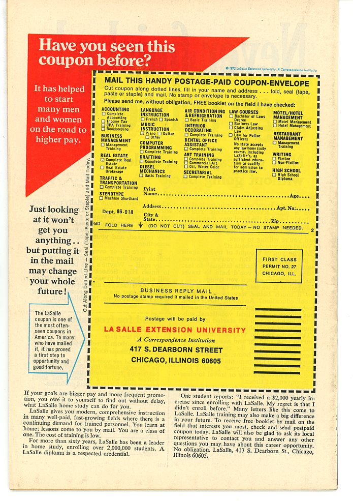 Supernatural Thrillers (1972) #3