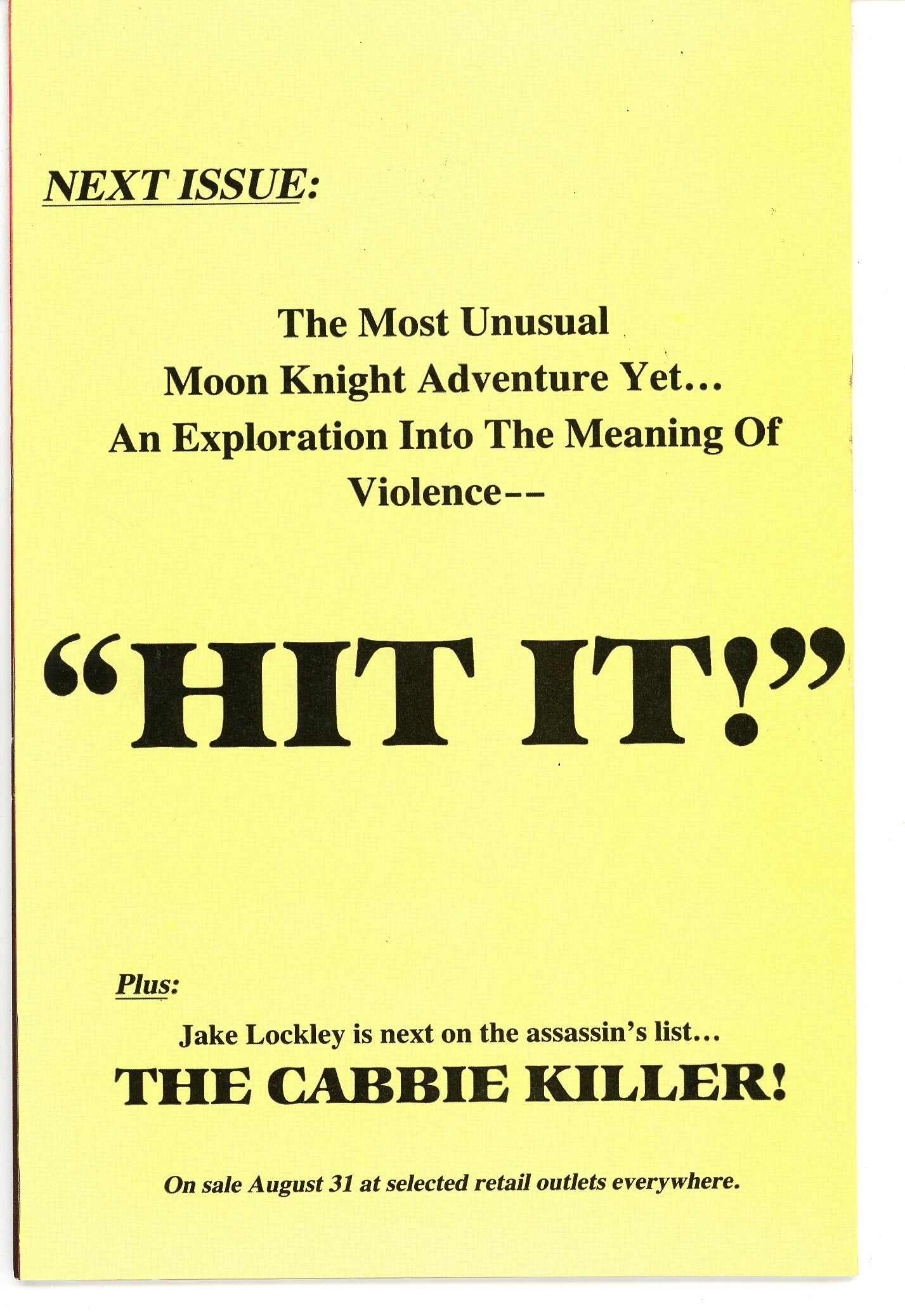 Moon Knight Vol.1 #25