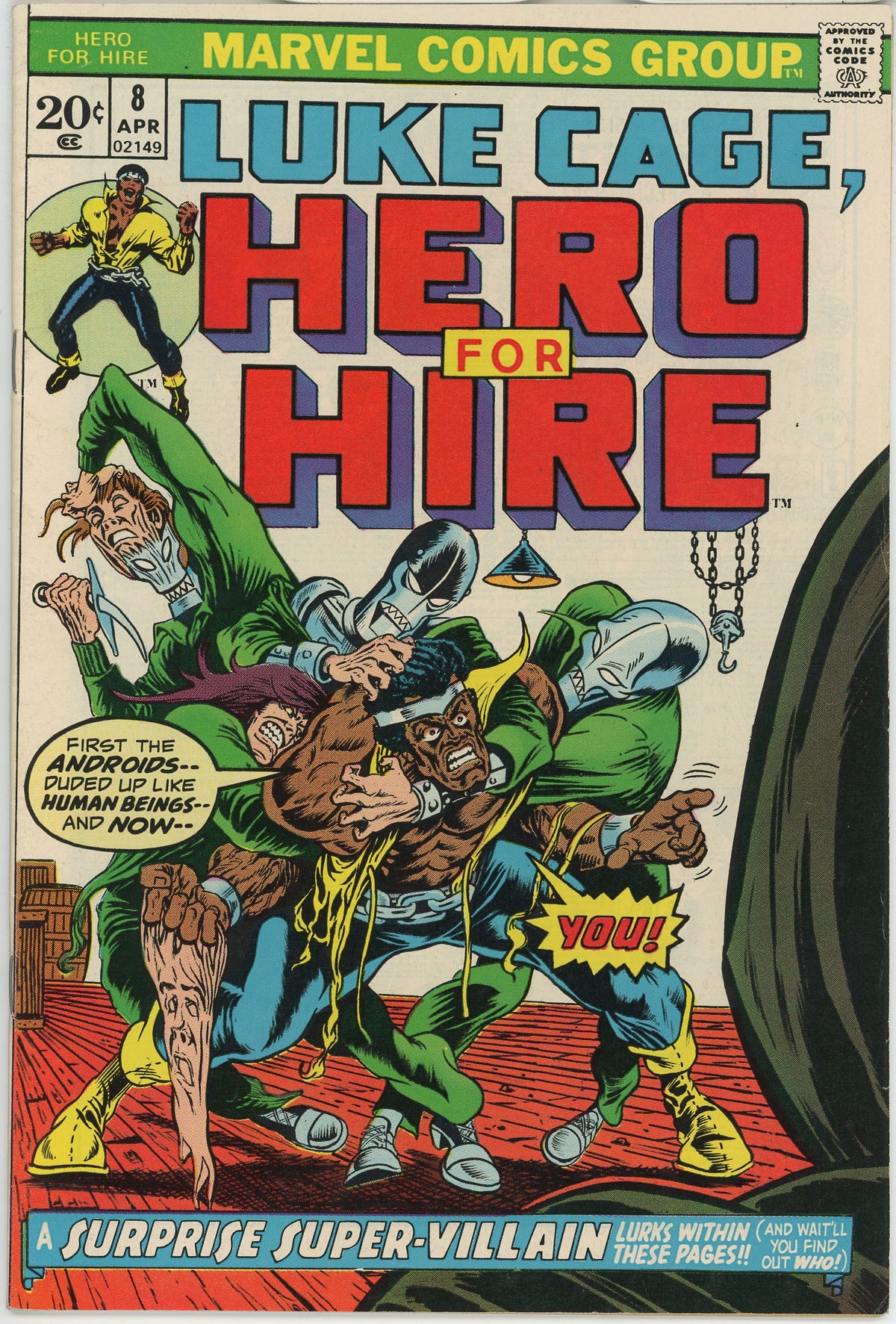 Power Man and Iron Fist (1972 Hero for Hire) #8