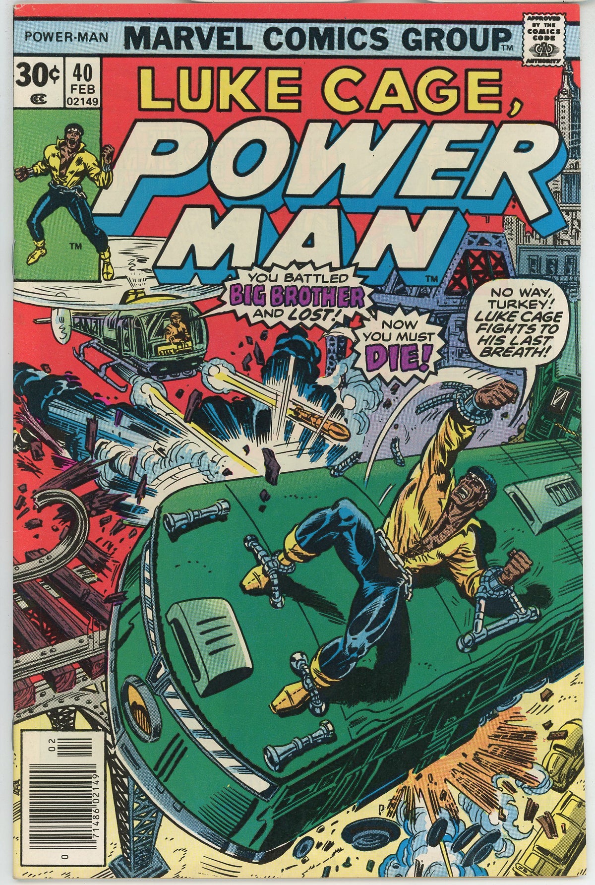 Power Man and Iron Fist (1972 Hero for Hire) #40