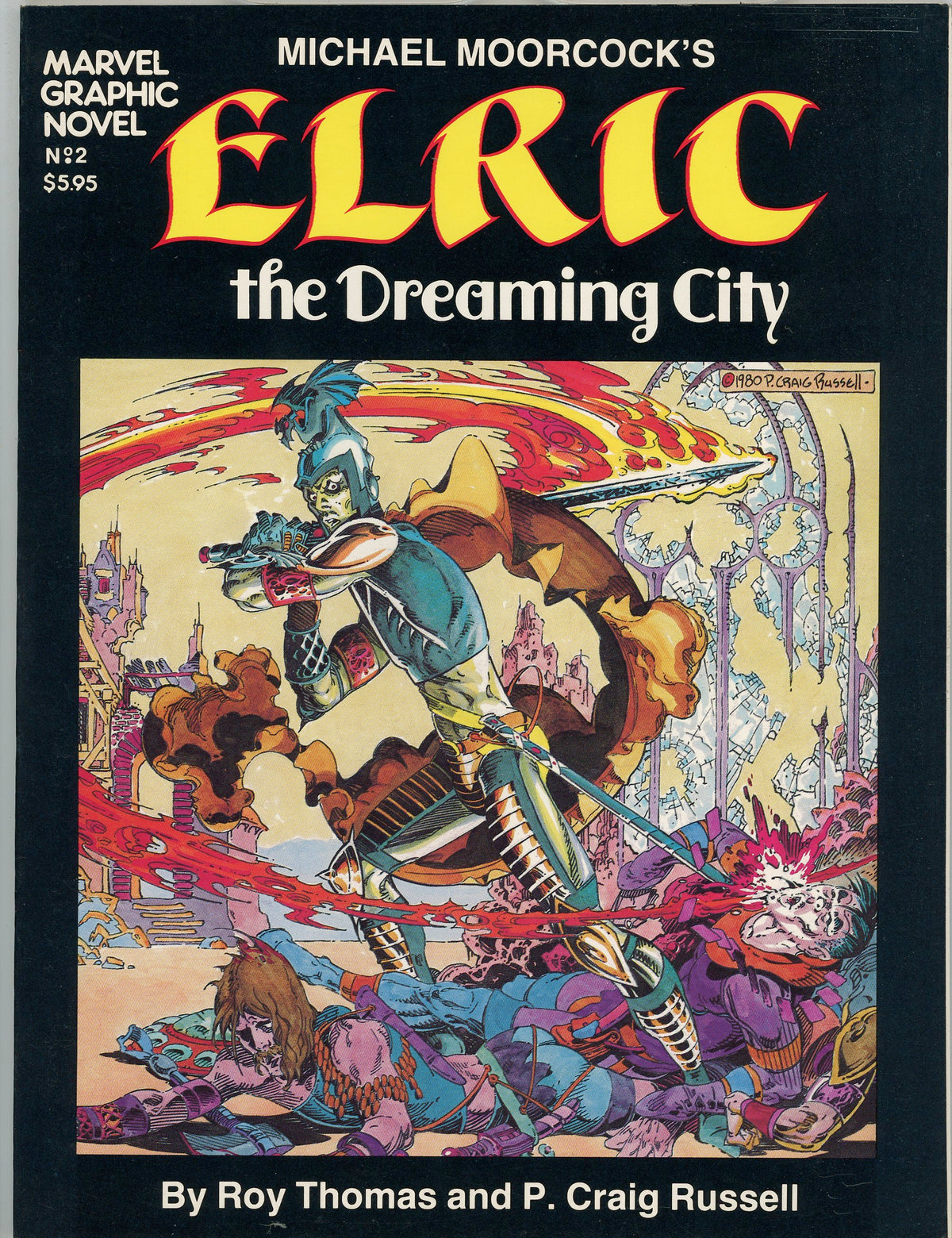 Elric The Dreaming City (1982 Marvel Graphic Novel) #1