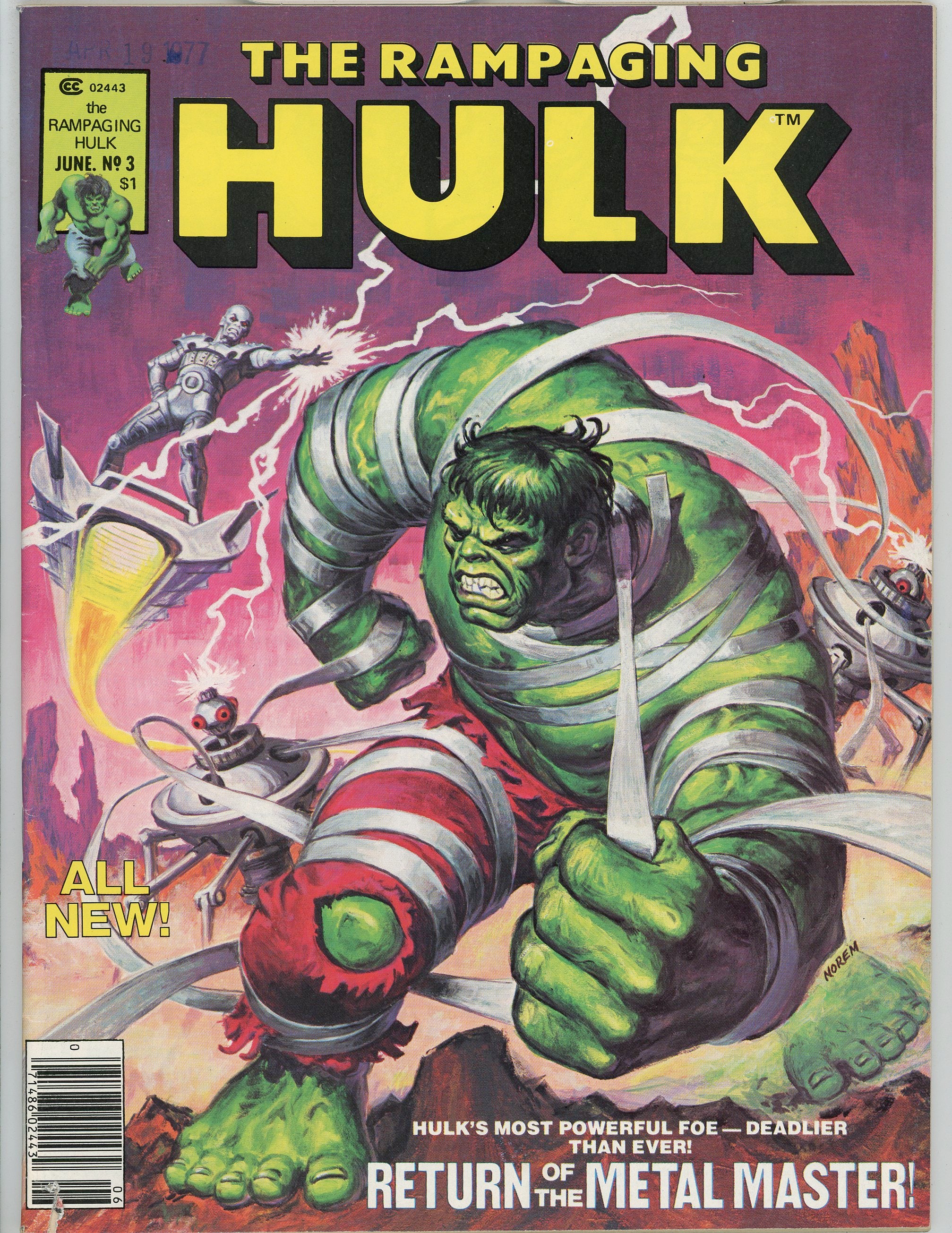 Rampaging Hulk (1977 Magazine) #3