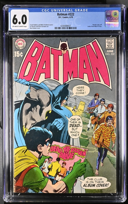 Batman (1940) #222 CGC 6.0