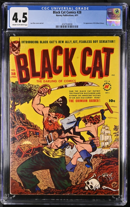 Black Cat Comics #28 CGC 4.5