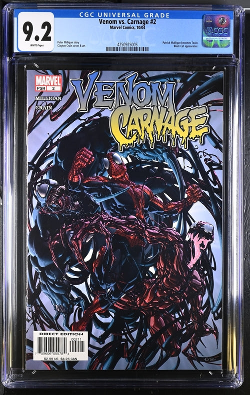 Venom vs. Carnage (2004) #2 CGC 9.2
