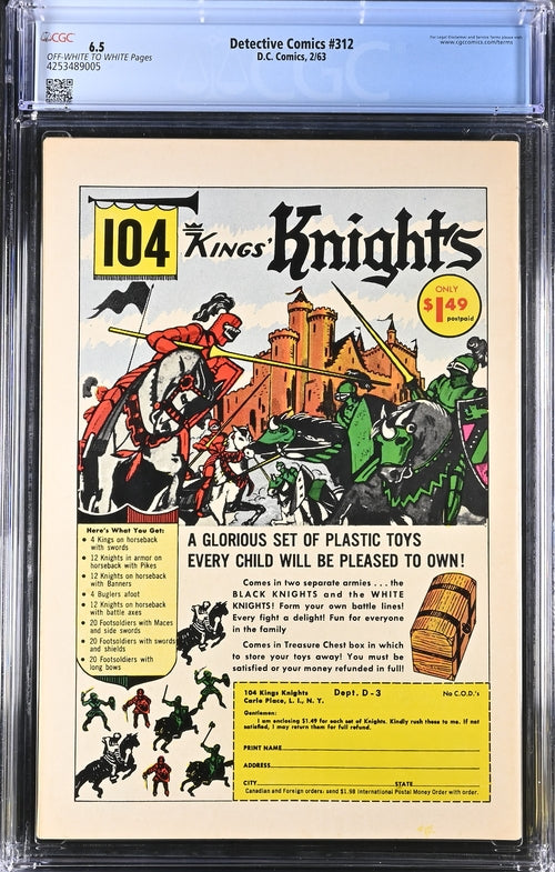 Detective Comics Vol.1 #312 CGC 6.5