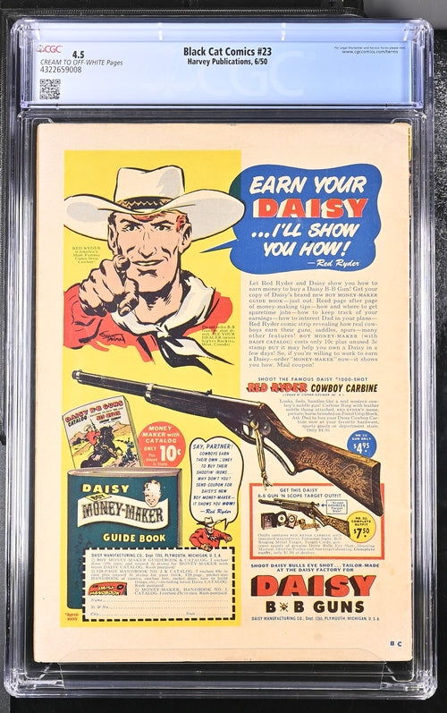 Black Cat Comics #23 CGC 4.5