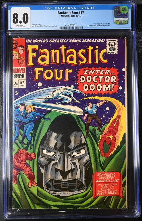 Fantastic Four Vol.1 #57 CGC 8.0