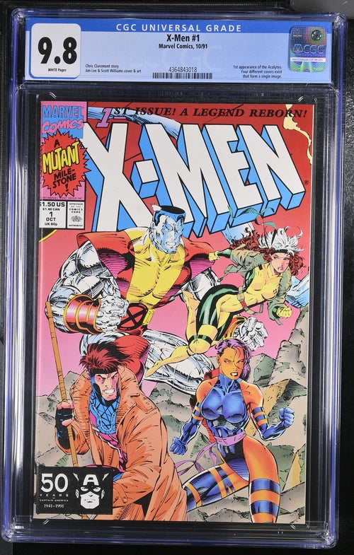 X-Men Vol.1 Connecting Covers 5 Slab Set CGC 9.8