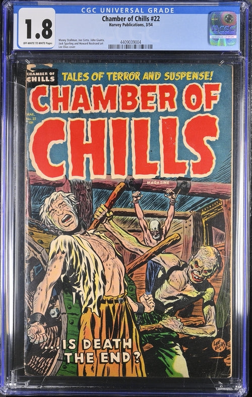 Chamber of Chills #22 CGC 1.8