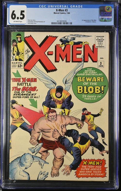 Uncanny X-Men Vol.1 #3 CGC 6.5