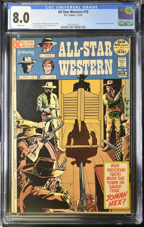 All Star Western (1970) #10 CGC 8.0