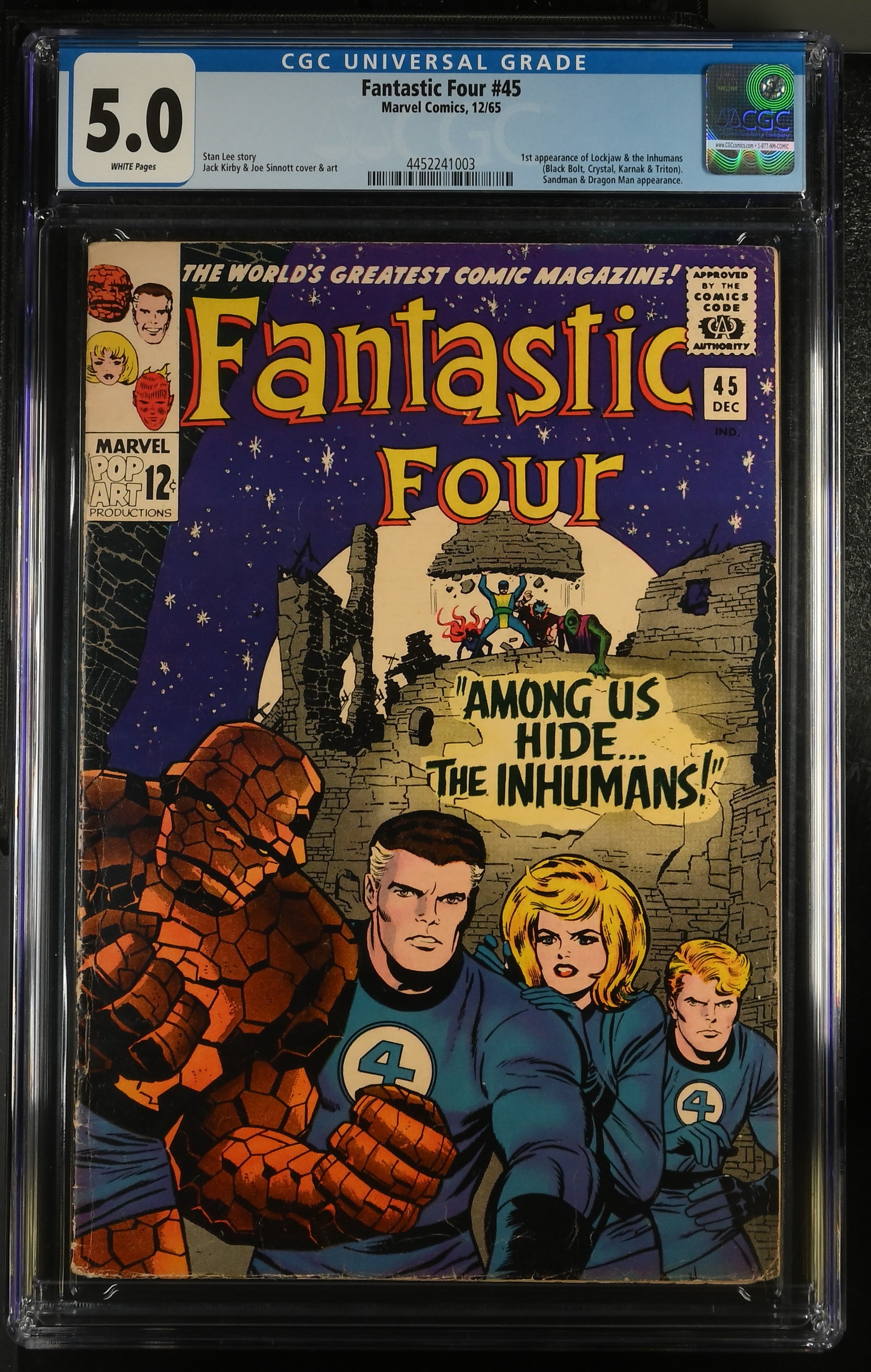 Fantastic Four Vol.1 #45 CGC 5.0