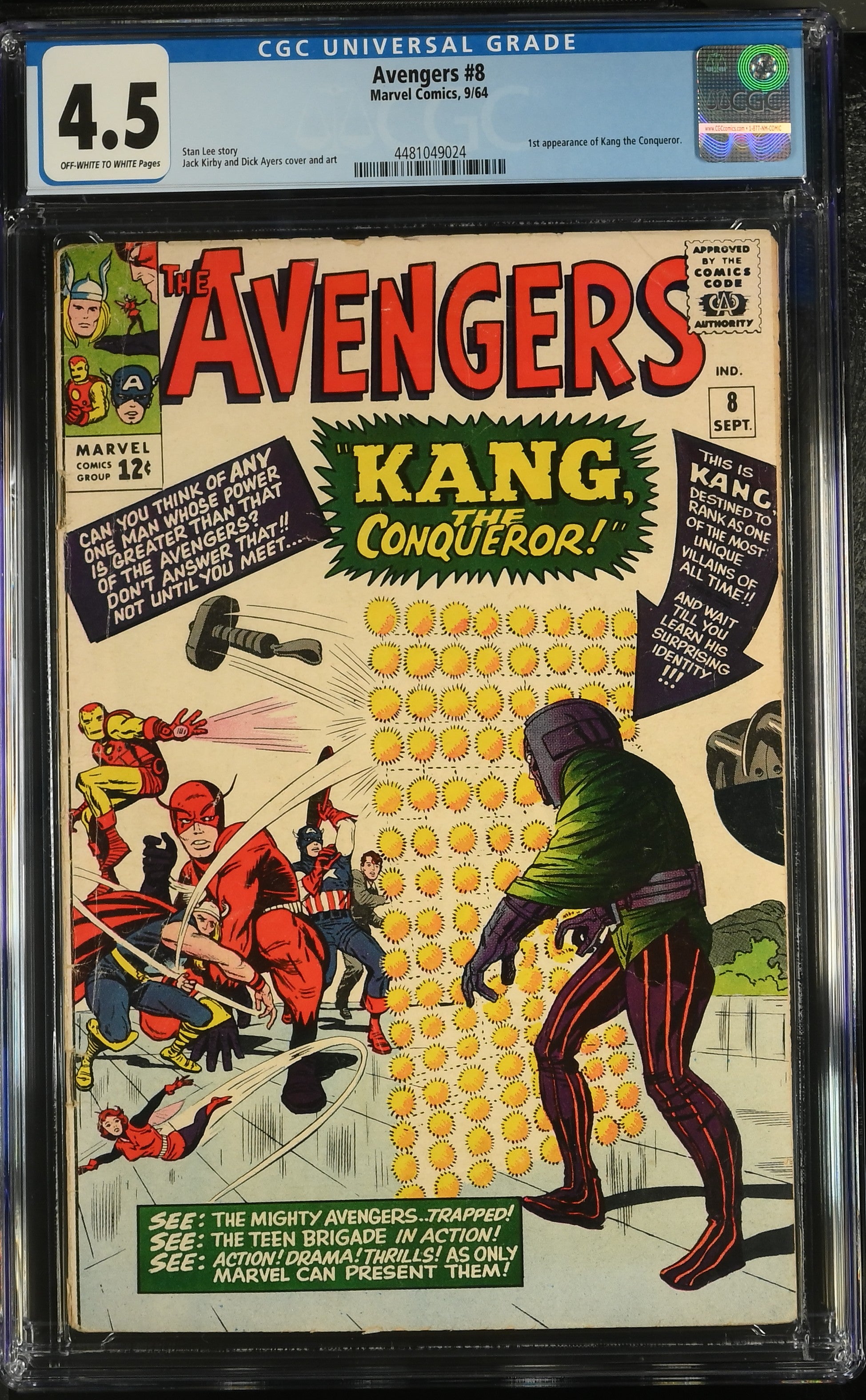 Avengers Vol.1 #8 CGC 4.5