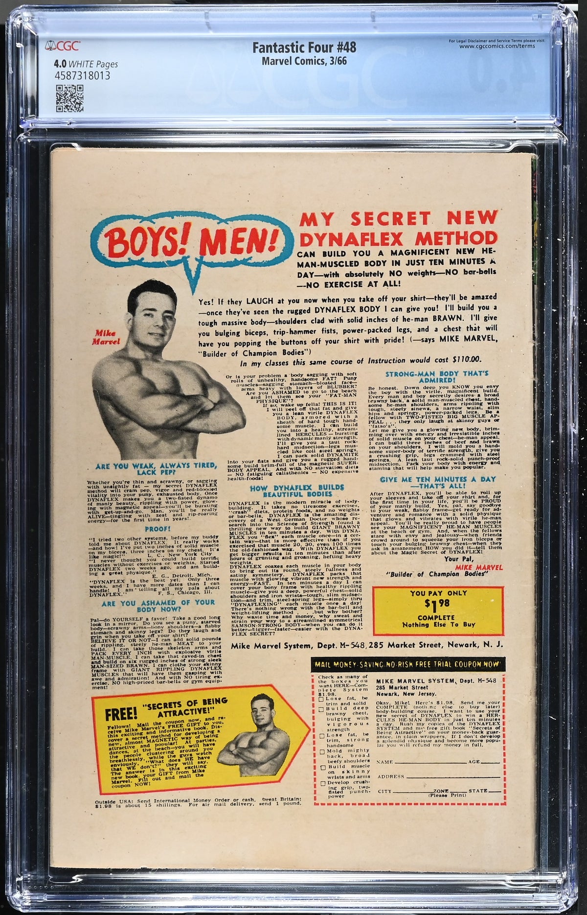 Fantastic Four Vol.1 #48 CGC 4.0