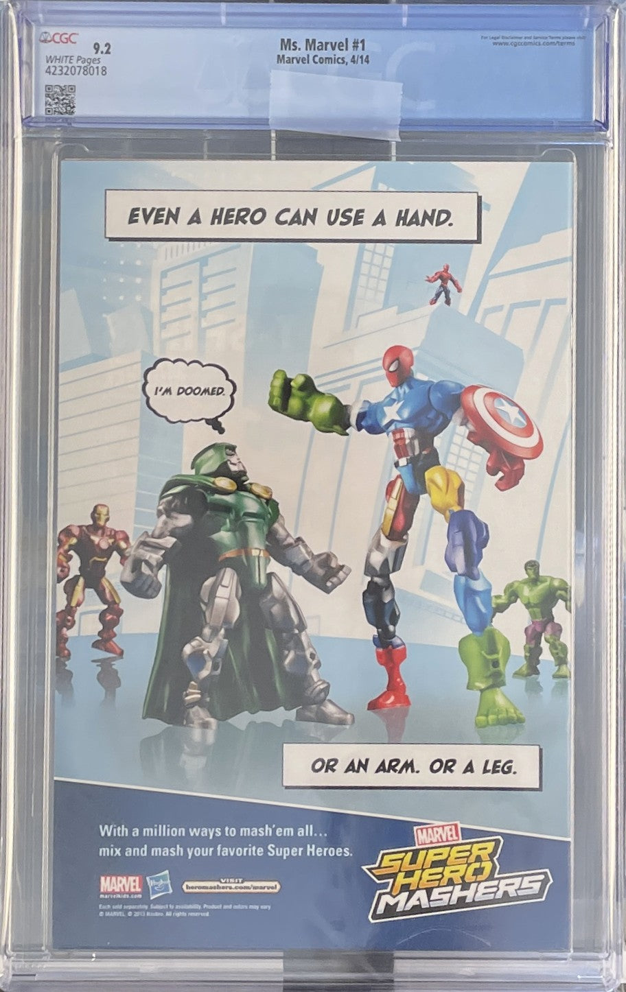 Ms Marvel (2014) #1 CGC 9.2