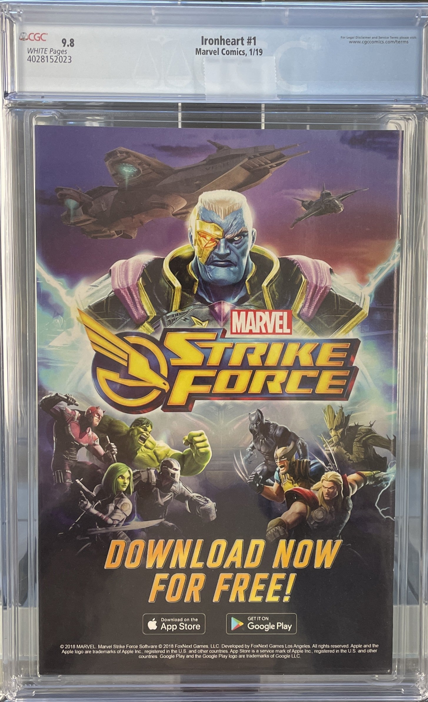 Ironheart (2018) #1 CGC 9.8