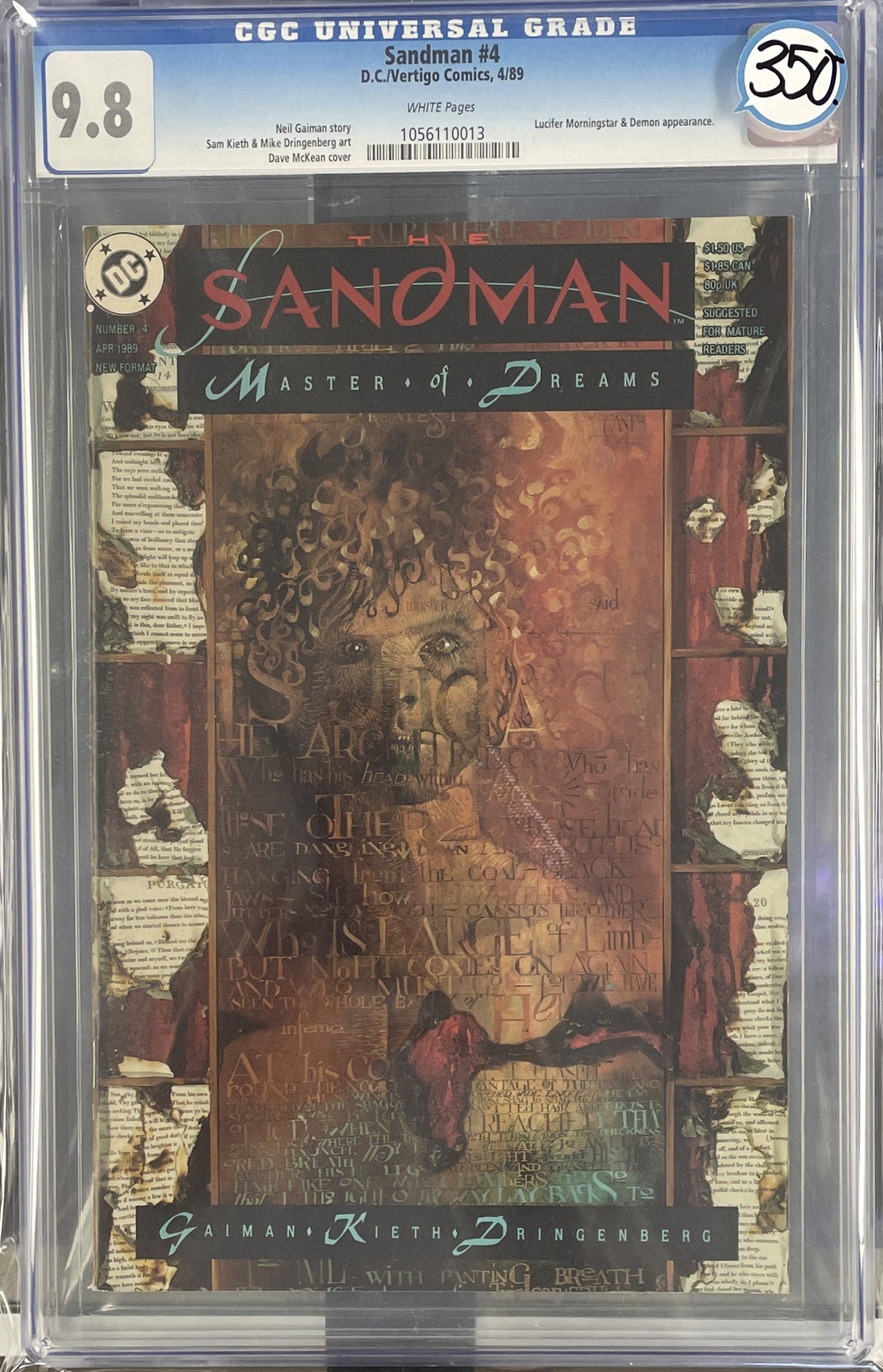 Sandman (1989) #4 CGC 9.8