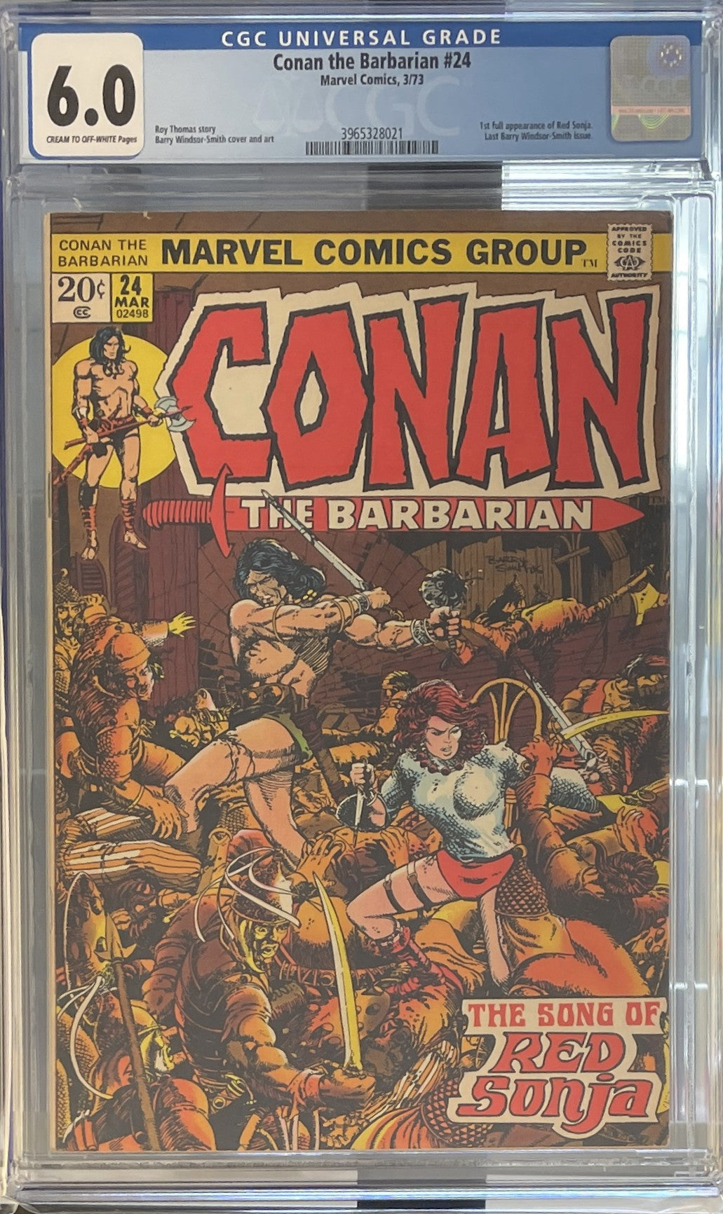 Conan the Barbarian (1970) #24 CGC 6.0