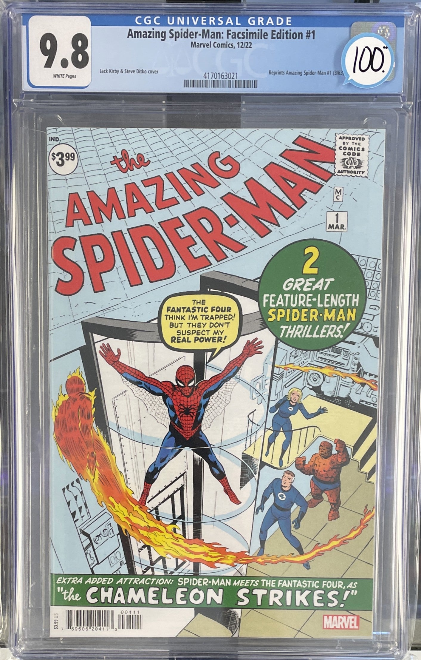 Amazing Spider-Man: Facsimile Edition #1 CGC 9.8