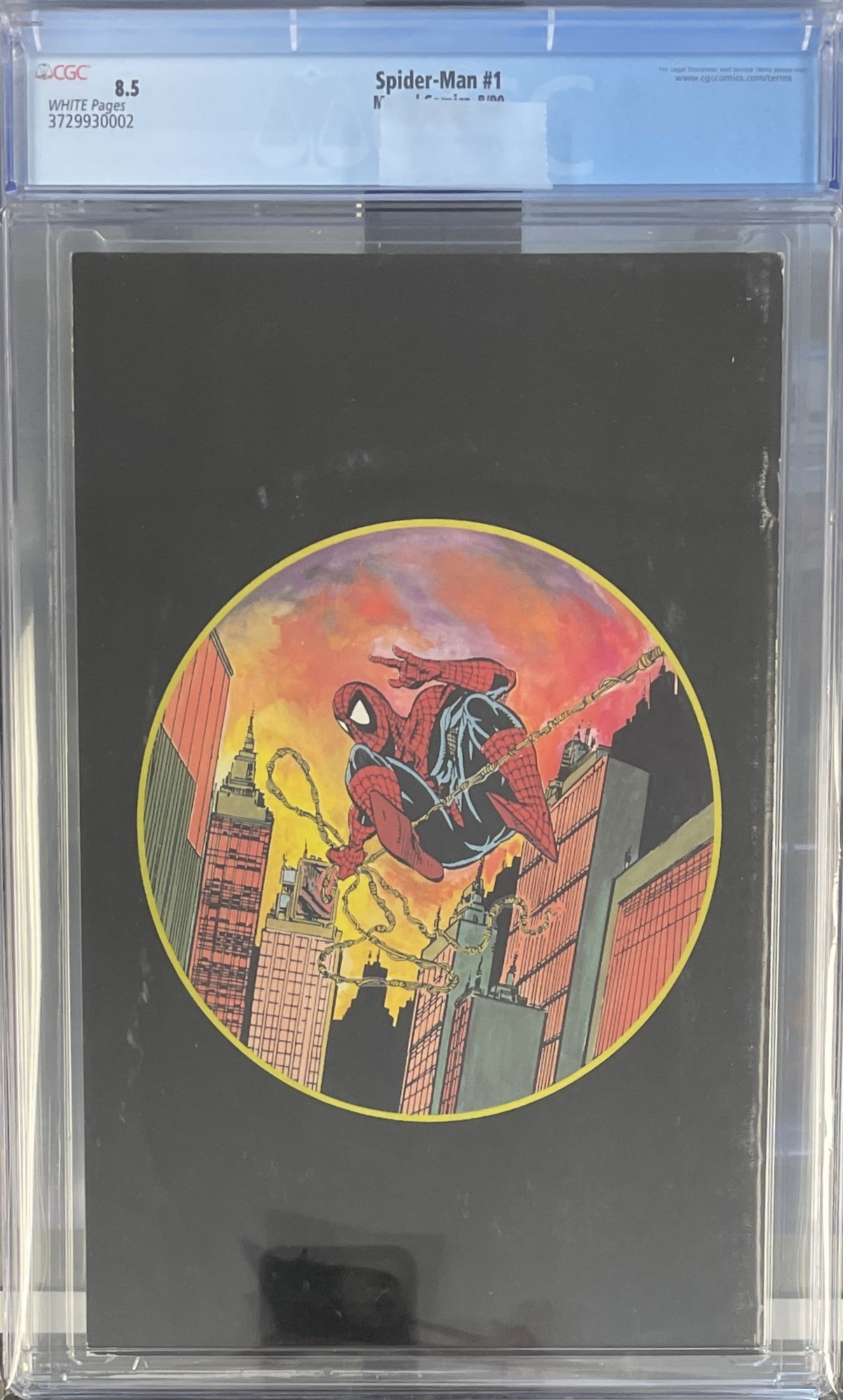 Spider-Man Vol.1 #1 Platinum Edition CGC 8.5