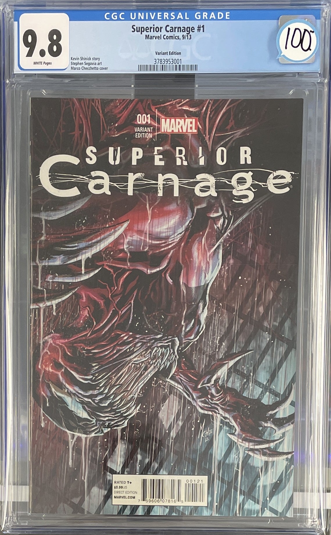 Superior Carnage (2013) #1 CGC 9.8