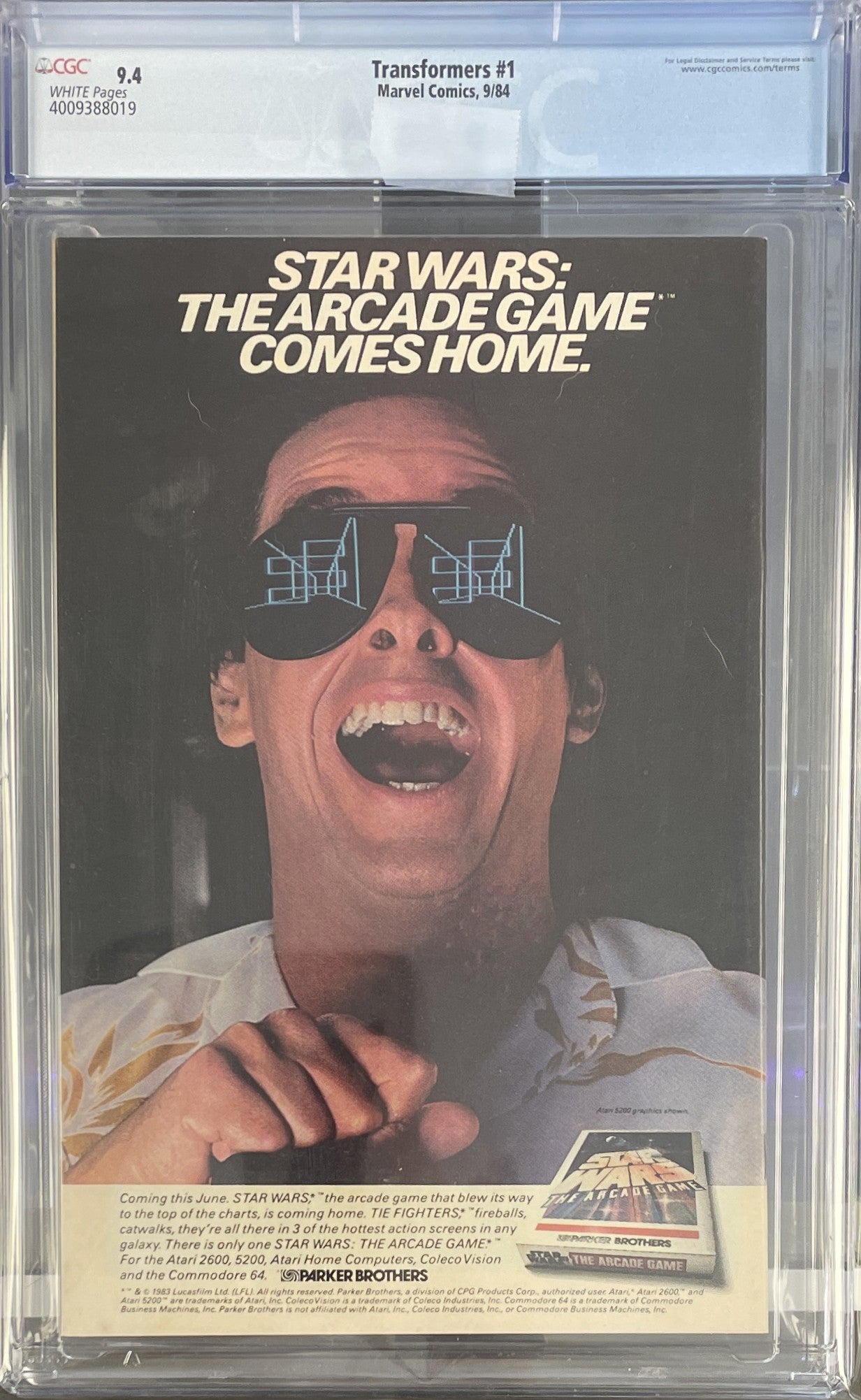 Transformers (1984) #1 CGC 9.4