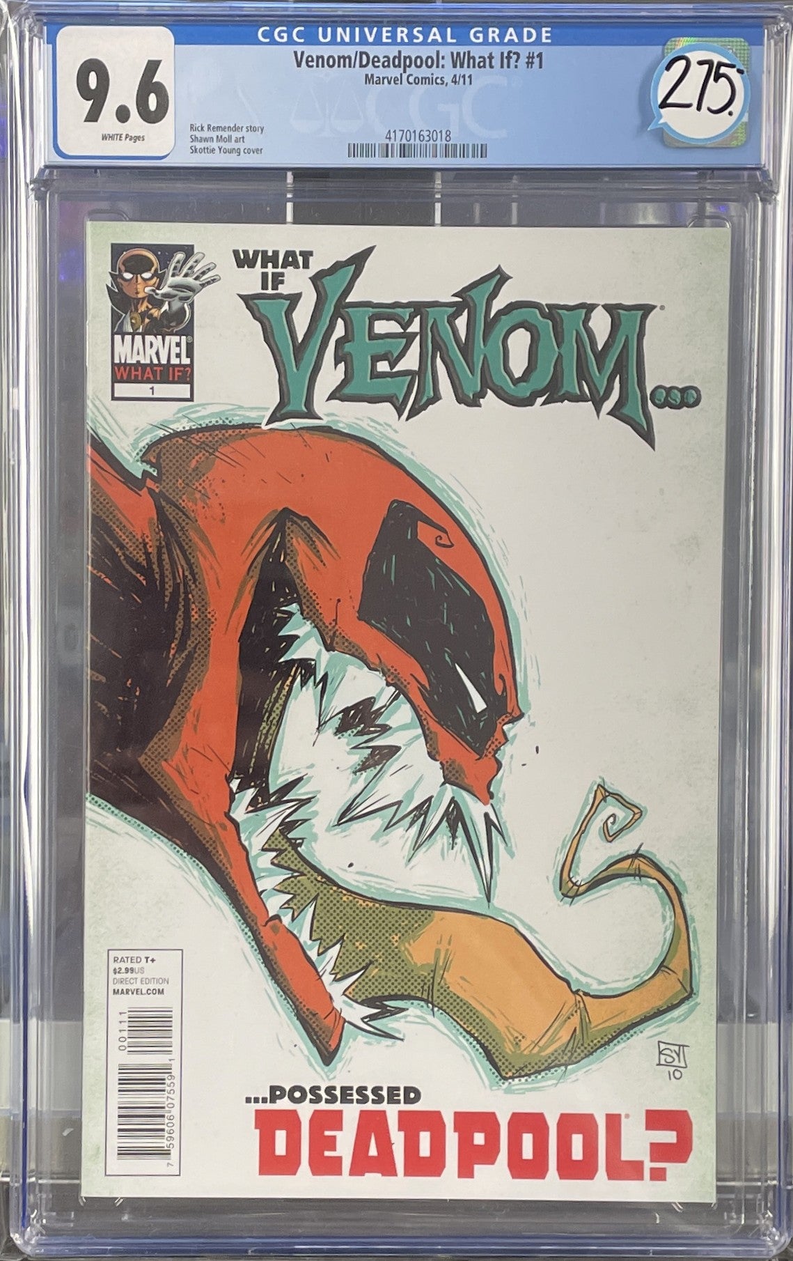 What If Venom Possessed Deadpool (2011) #1 CGC 9.6