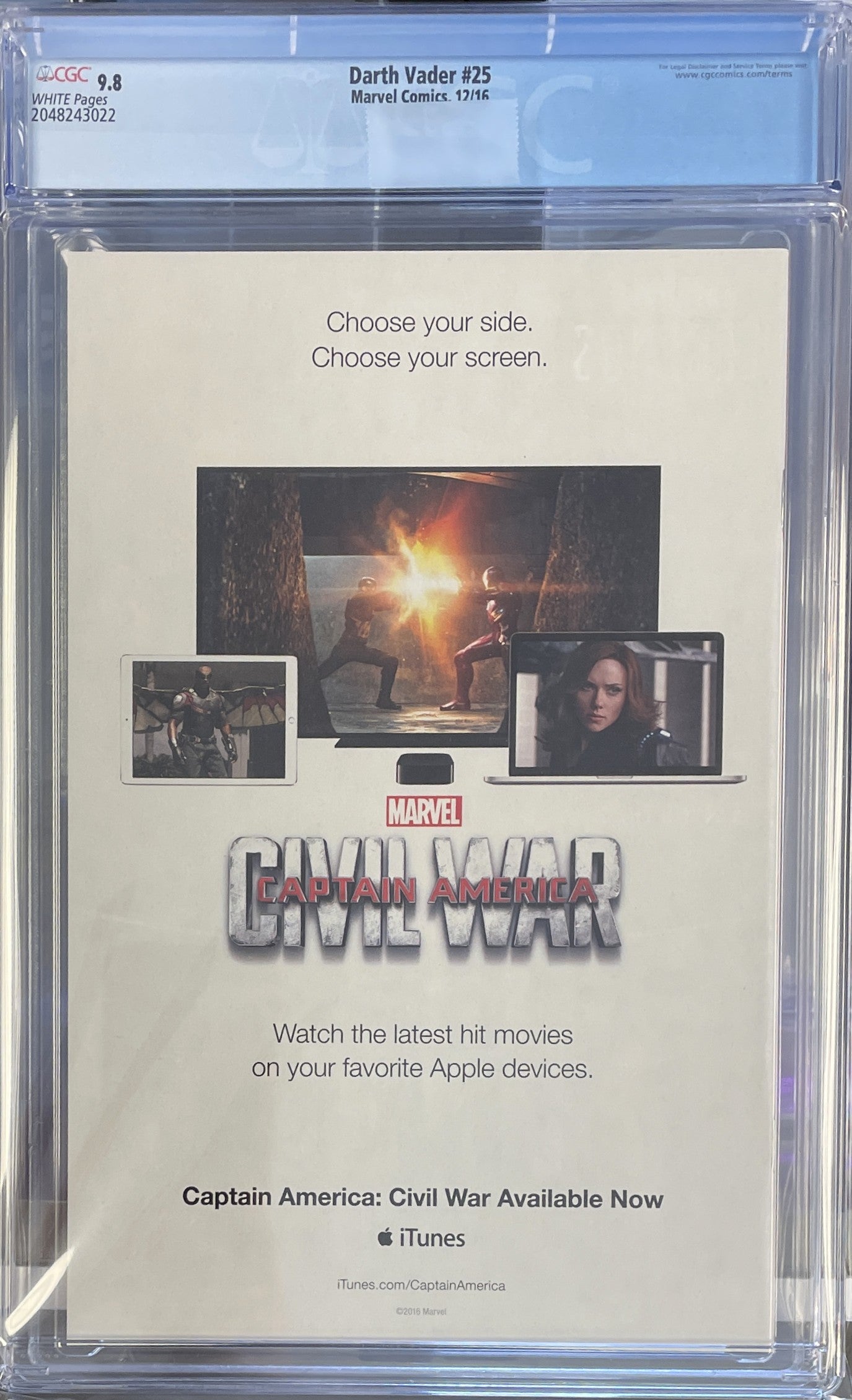 Star Wars Darth Vader (2015) #25 CGC 9.8