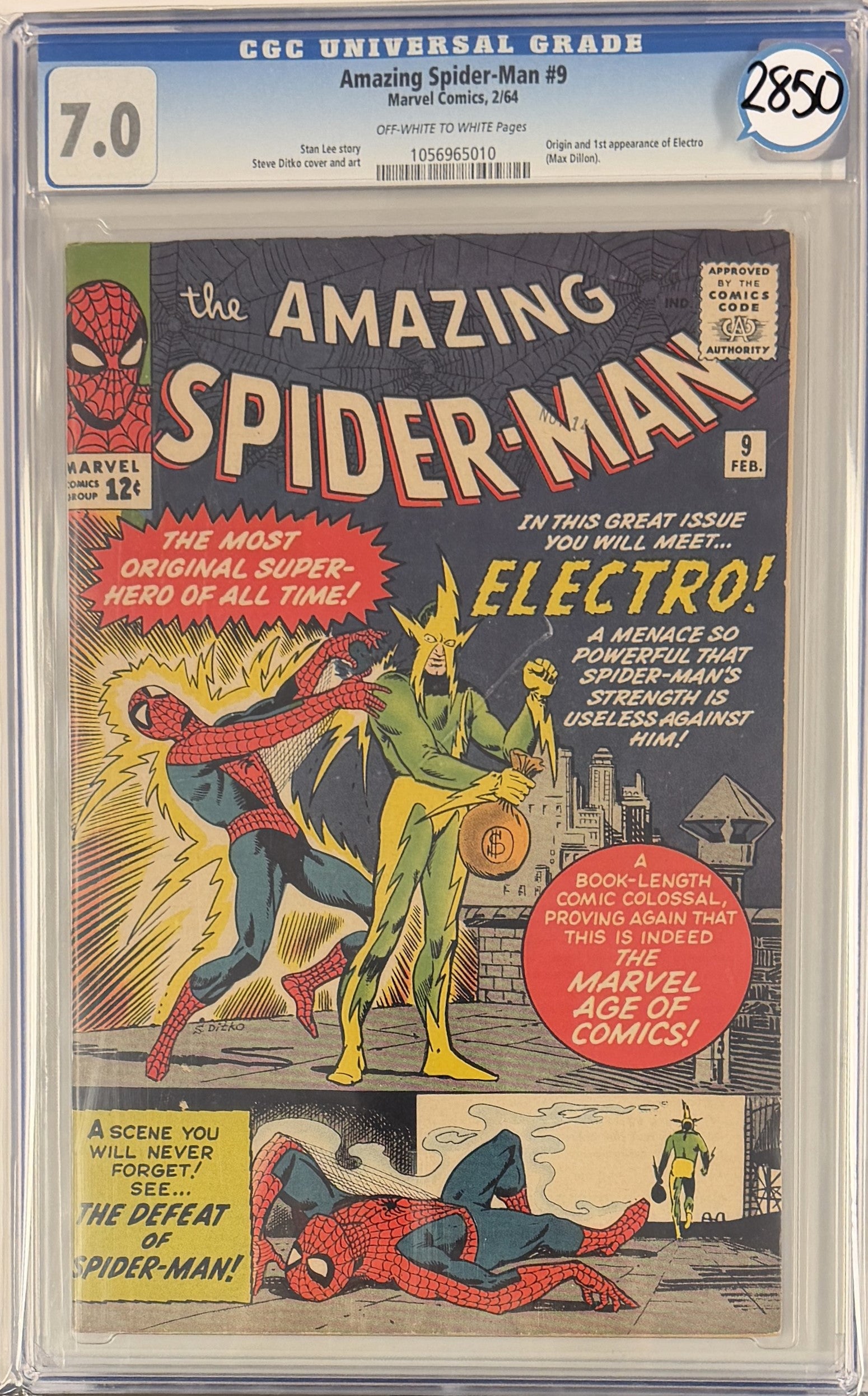 Amazing Spider-Man Vol.1 #9 CGC 7.0