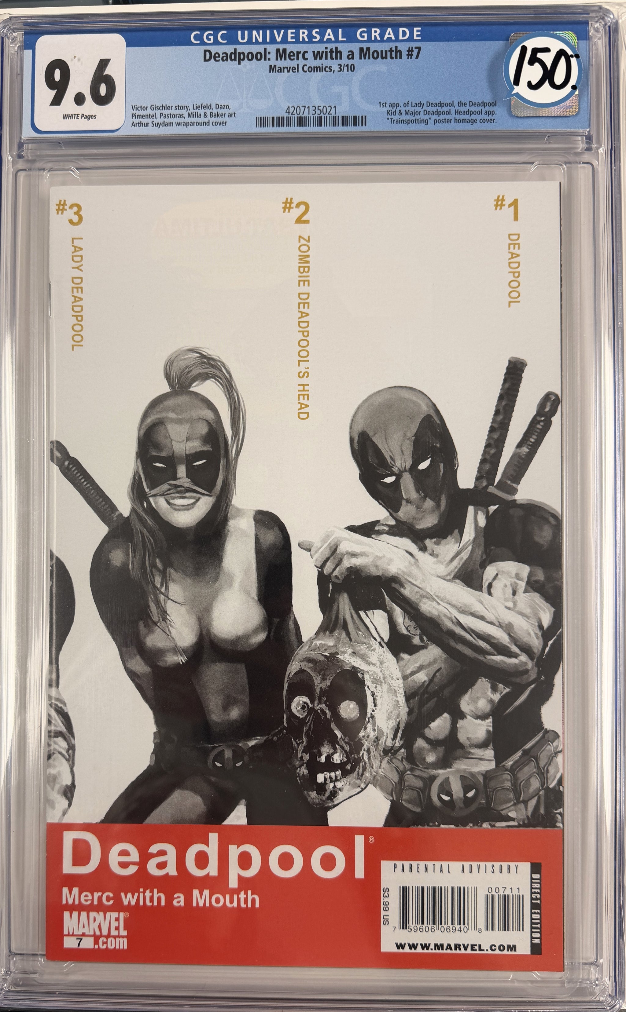 Deadpool: Merc with a Mouth #7 CGC 9.6