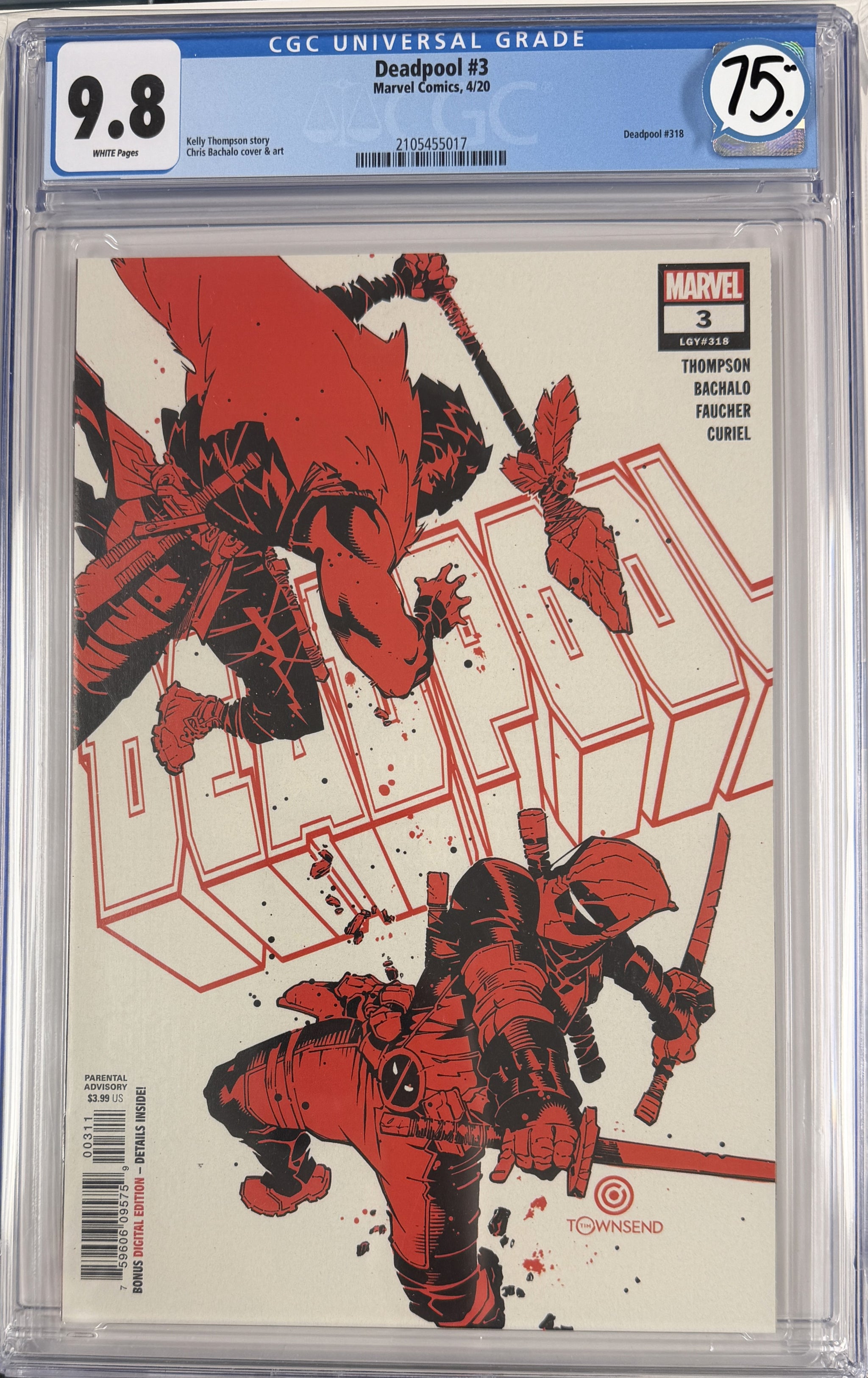 Deadpool #3 CGC 9.8