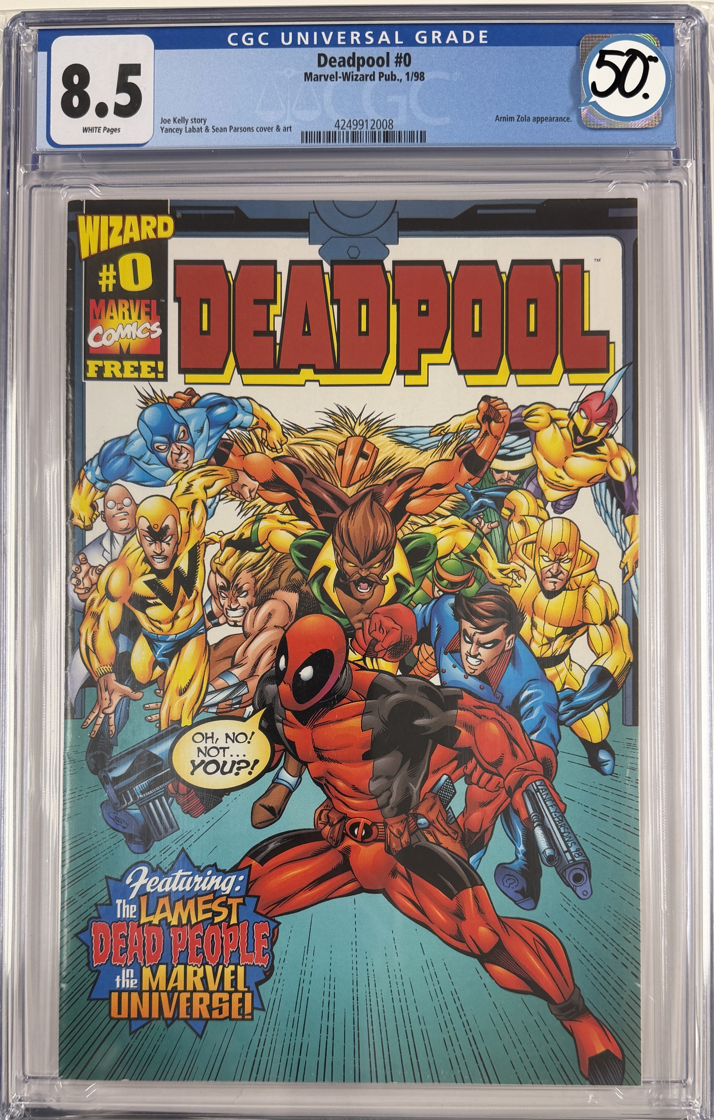 Deadpool #0 CGC 8.5