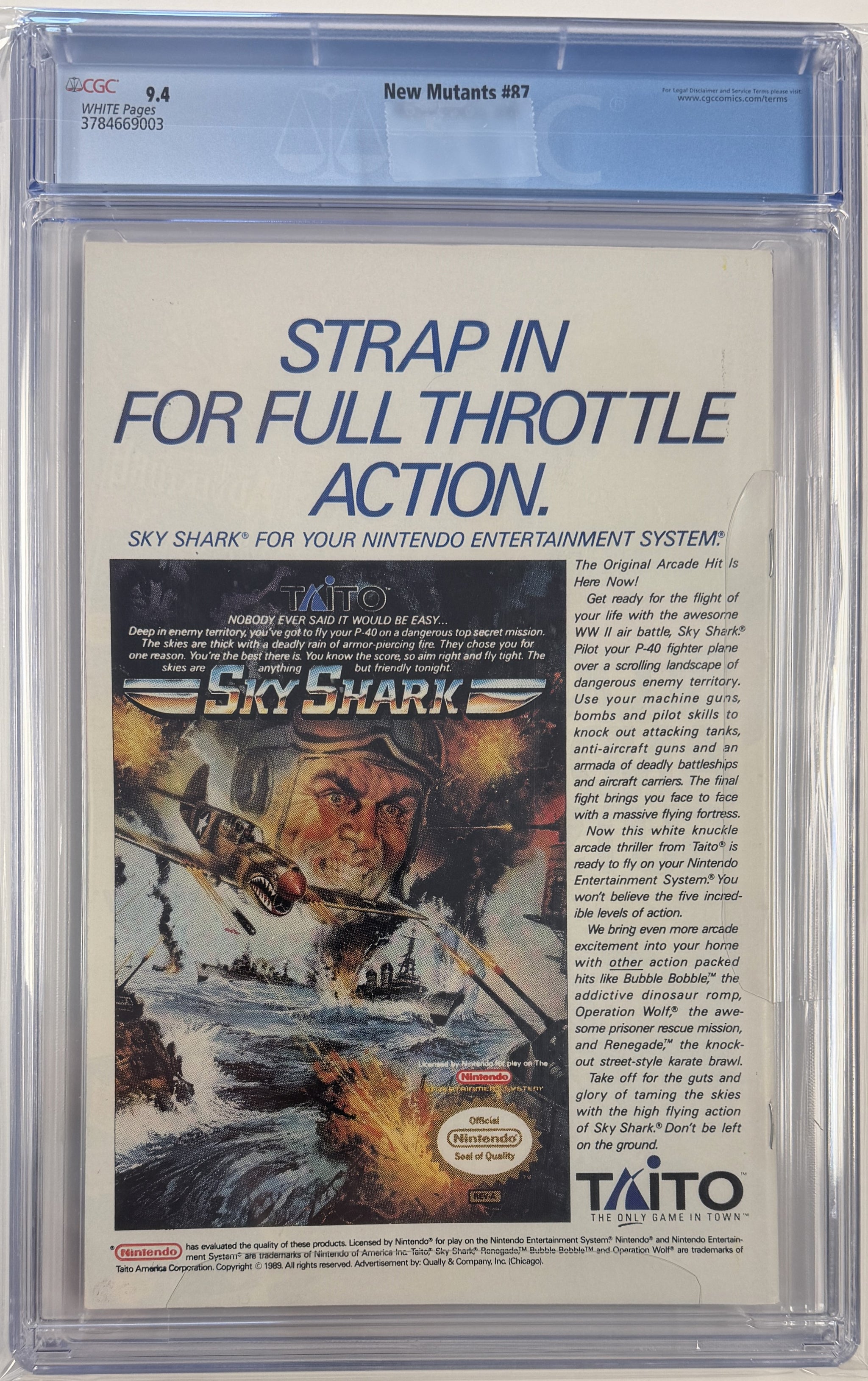 New Mutants Vol.1 #87 CGC 9.4