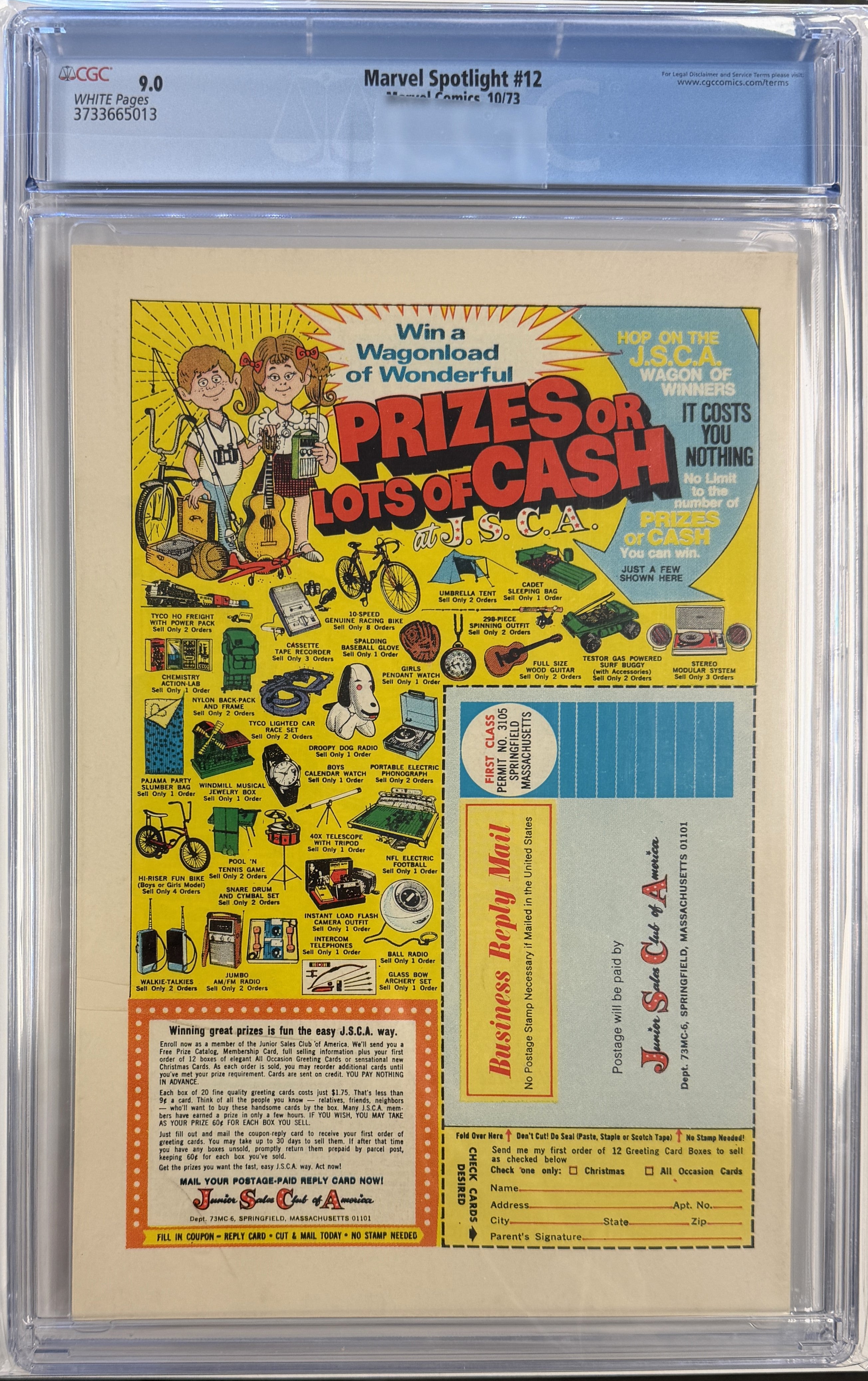 Marvel Spotlight Vol.1 #12 CGC 9.0